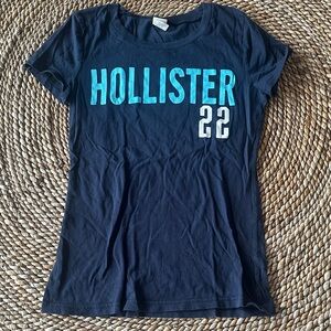 Vintage Hollister Navy Blue Cotton Tee